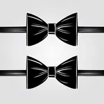 black bow tie image